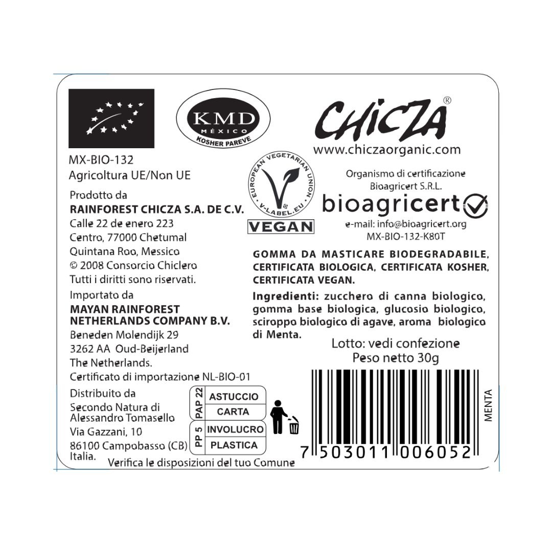 Gomma da Masticare Menta - 30 g | Chicza - immagine 2
